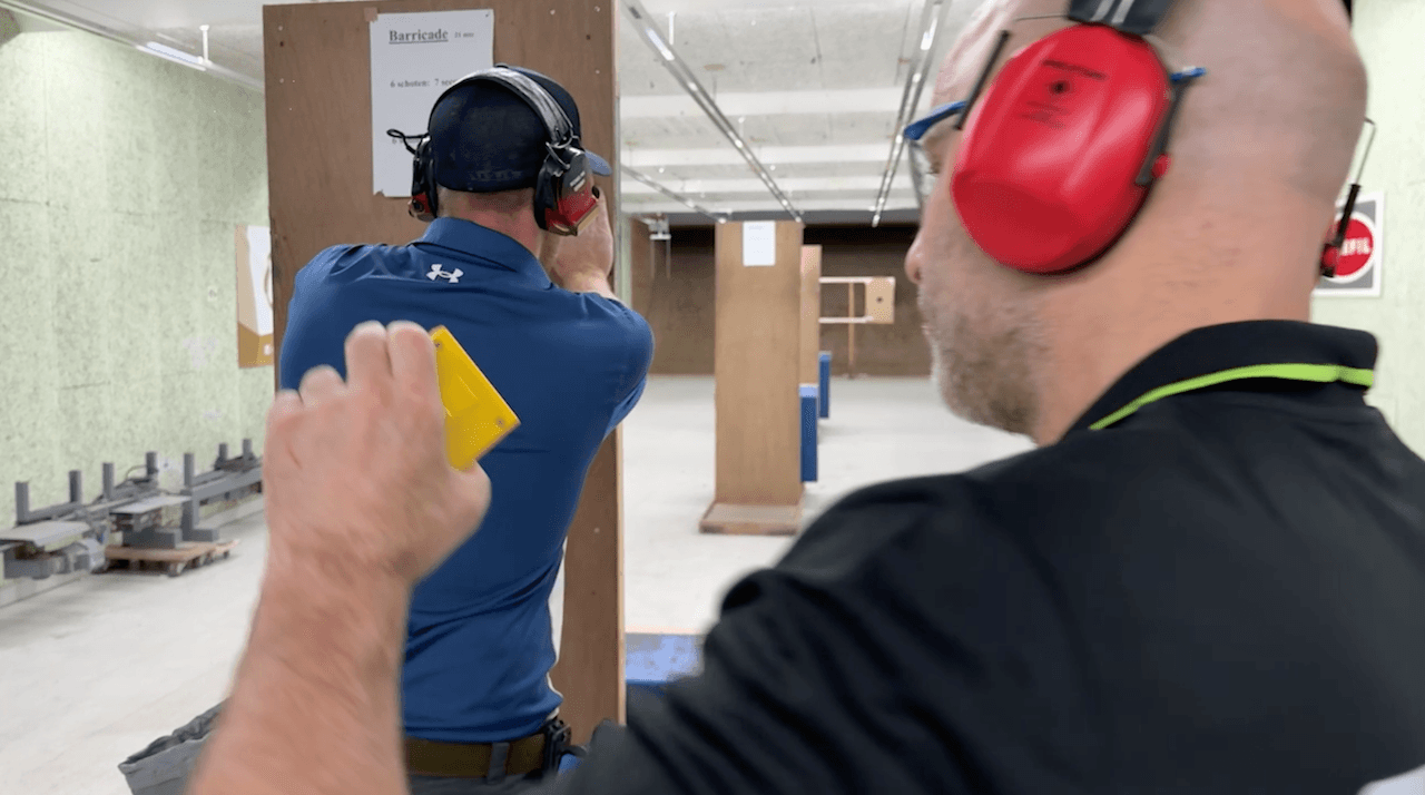 Barricade Event, pohotovost na 25 yards
